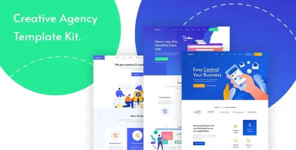 SassCo – App Landing & Startup Elementor Template Kit