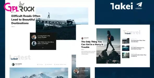 Takei – News & Magazine Template Kit